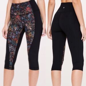 Lululemon Wunder Under High Rise Crop: Curve Size 2